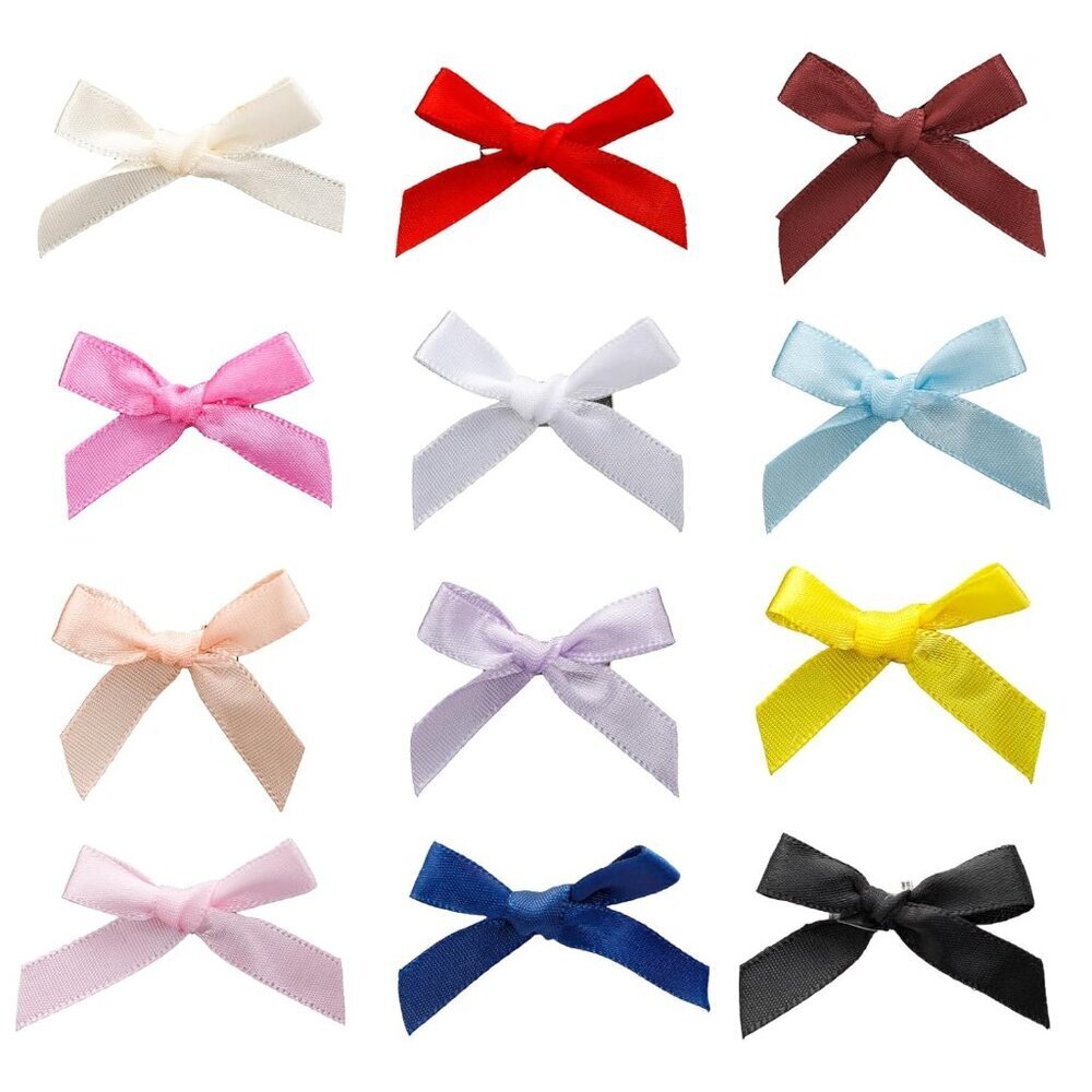 Mini Bow Hair Clips 120pcs Alligator Hair Accessories for Women Girls